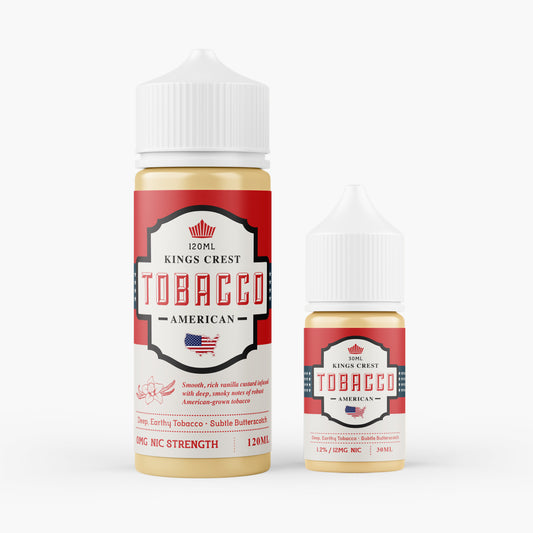 American Tobacco | e-liquid King screst