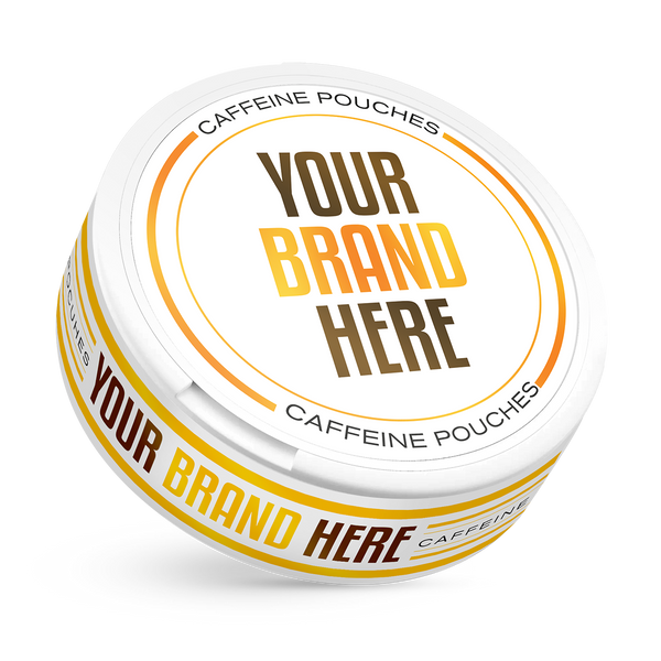 Your brand here caffeine pouch can mockup