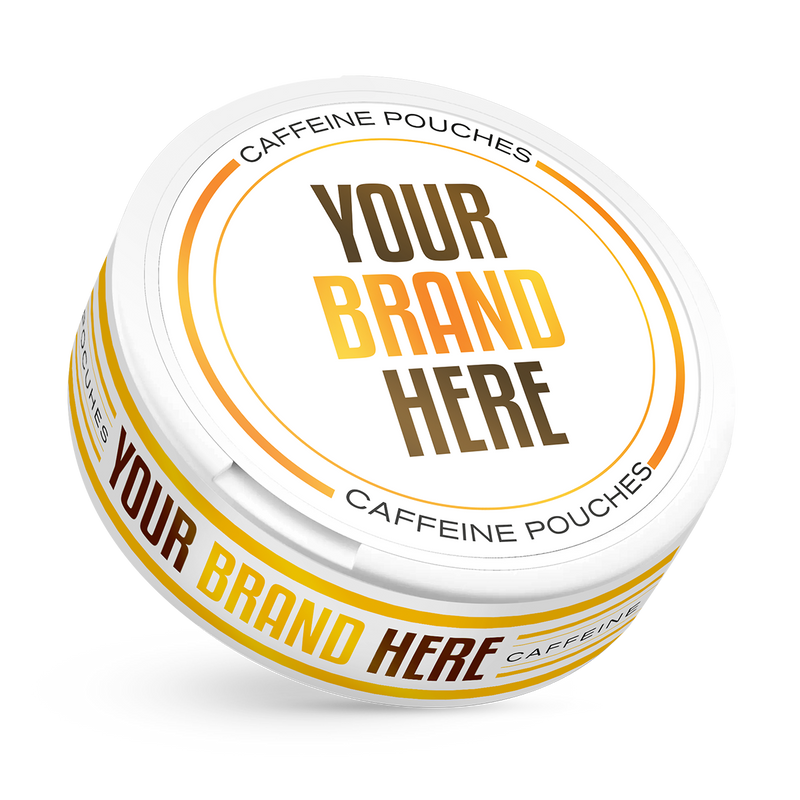 White label caffeine pouch can
