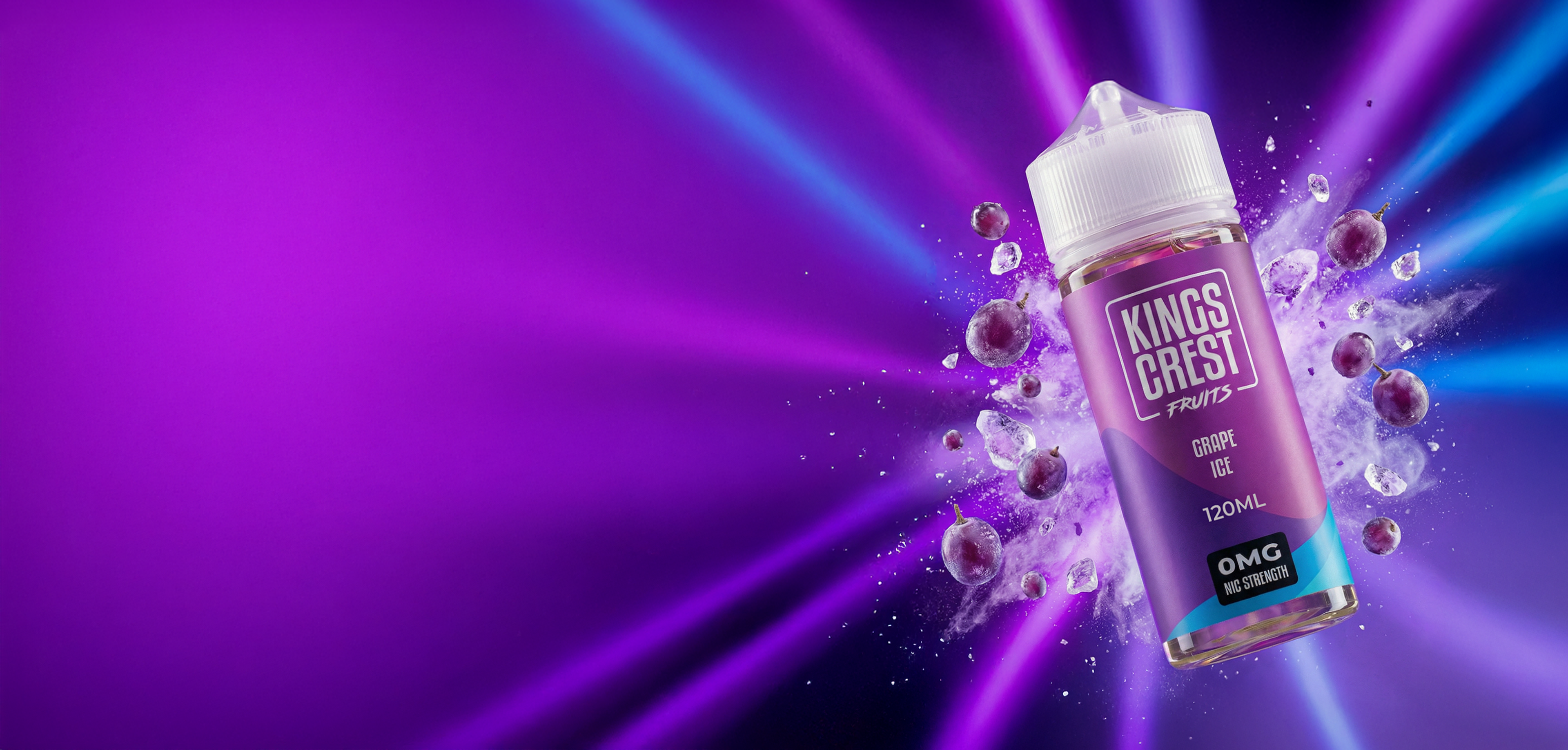 Grape Ice E-Liquid | Kings Crest Fruits