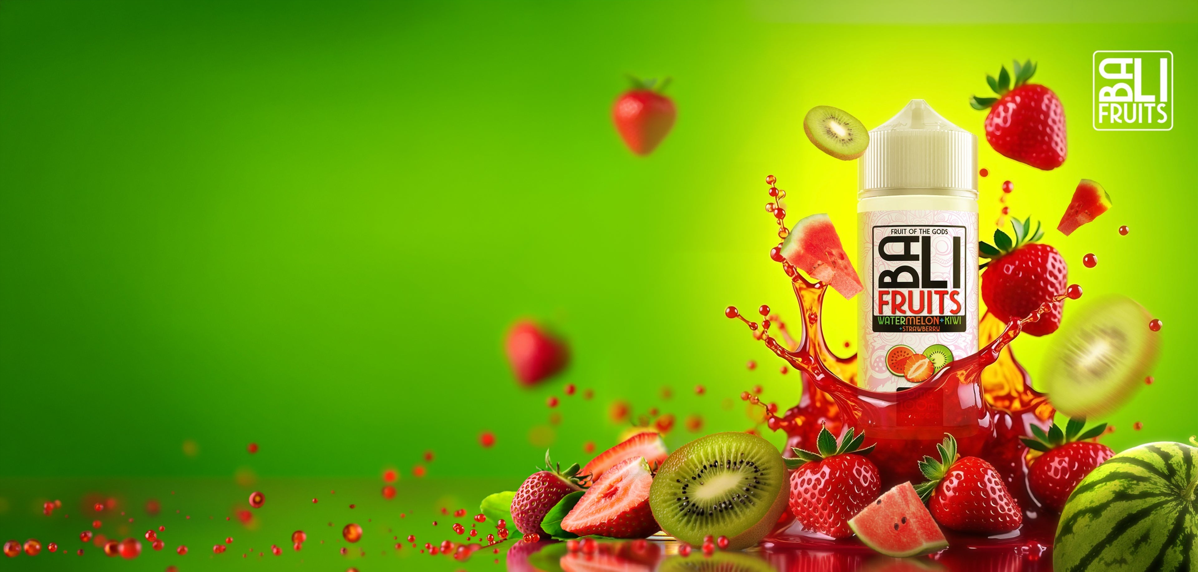 Watermelon Kiwi Strawberry – juicy watermelon, kiwi and strawberry tropical fruit blend