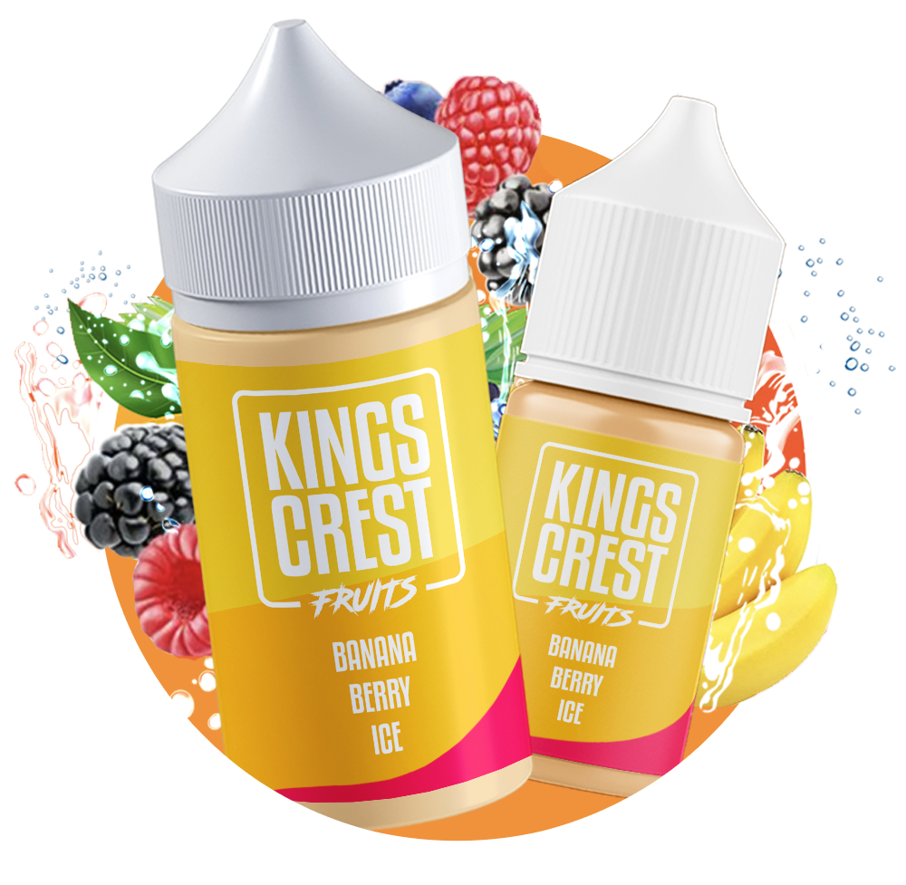 Banana Berry Ice | E-liquid Kinks Crest