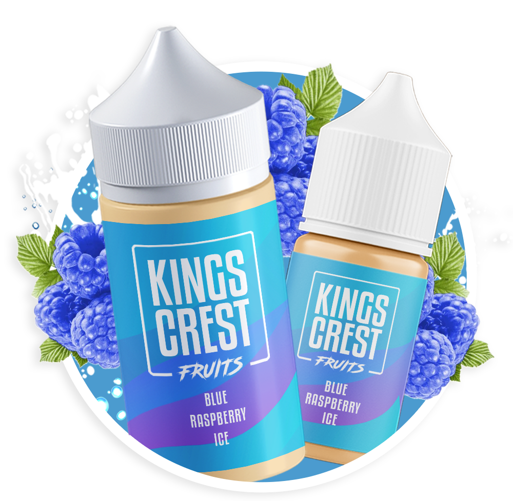 Blue Raspberry Ice | E-liquid Kinks Crest