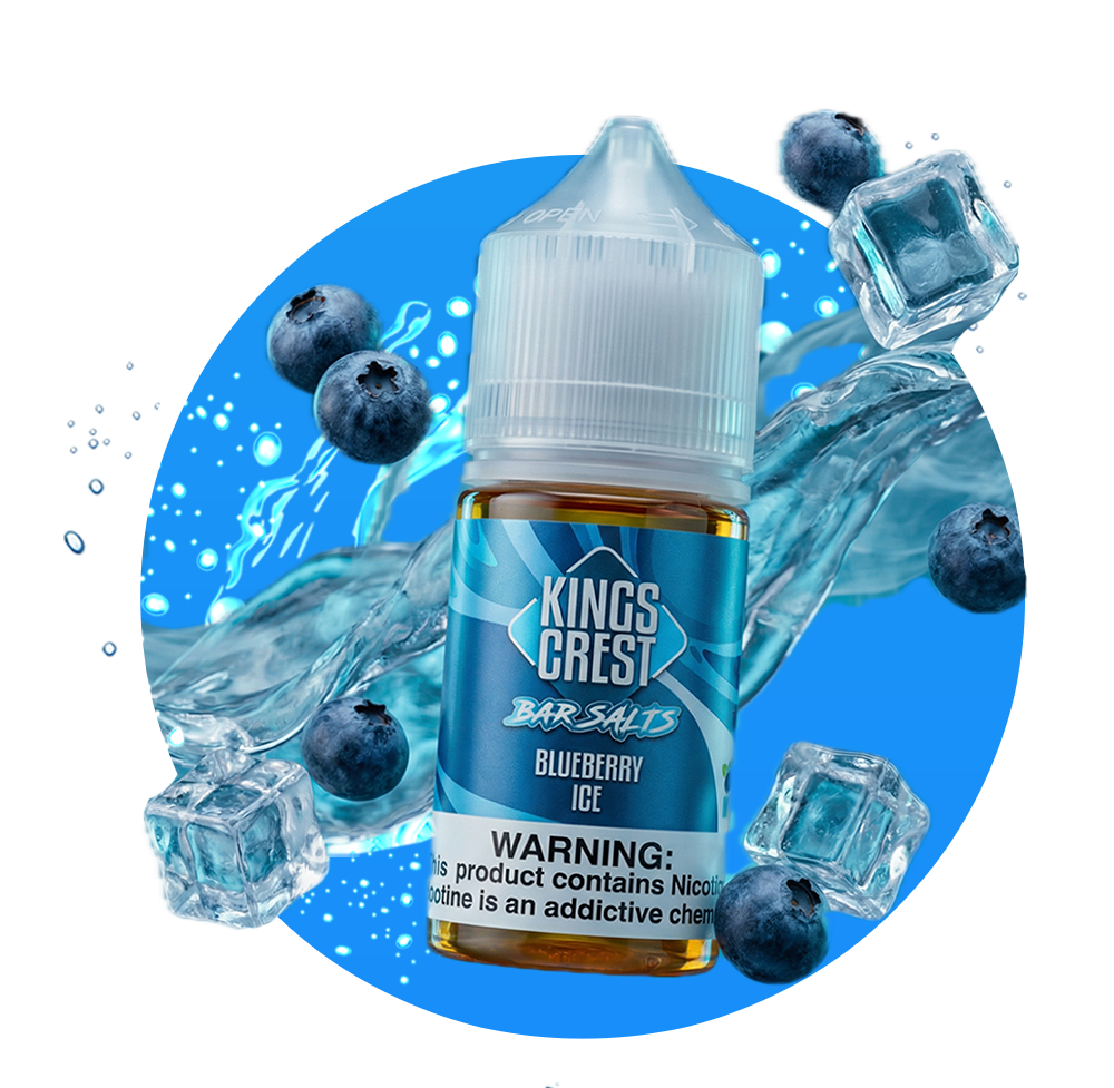 Blueberry Ice Bar Salts | E-liquid Kinks Crest