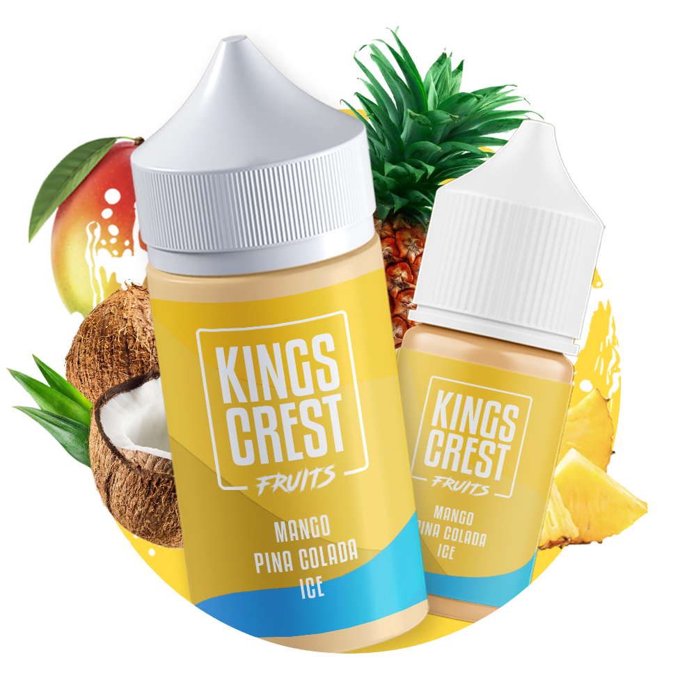 Mango Pina Colada Ice | E-liquid Kinks Crest