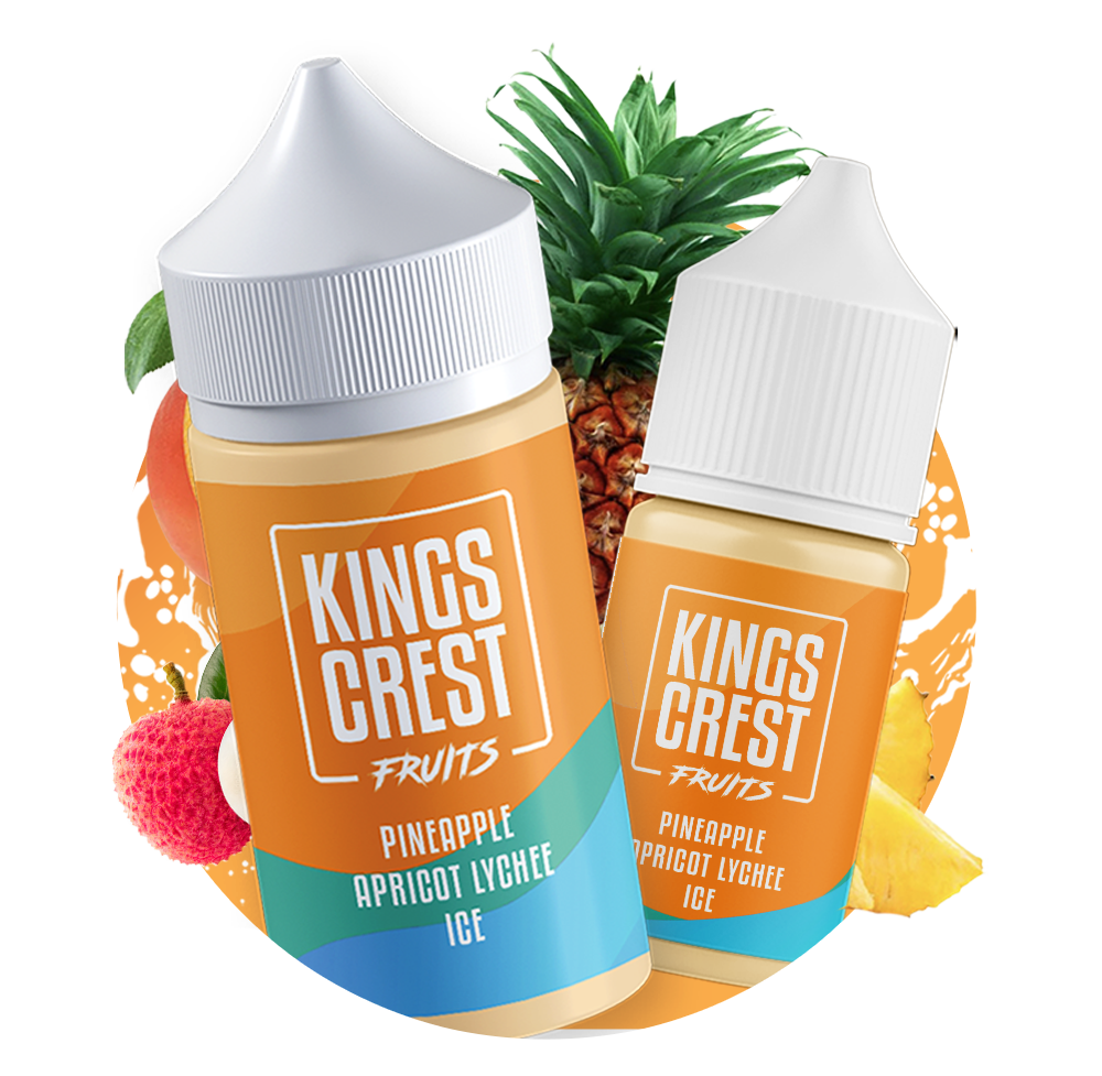 Pineapple Apricot Lychee Ice | E-liquid Kinks Crest